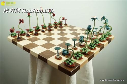 多肉植物與創意國際象棋-11